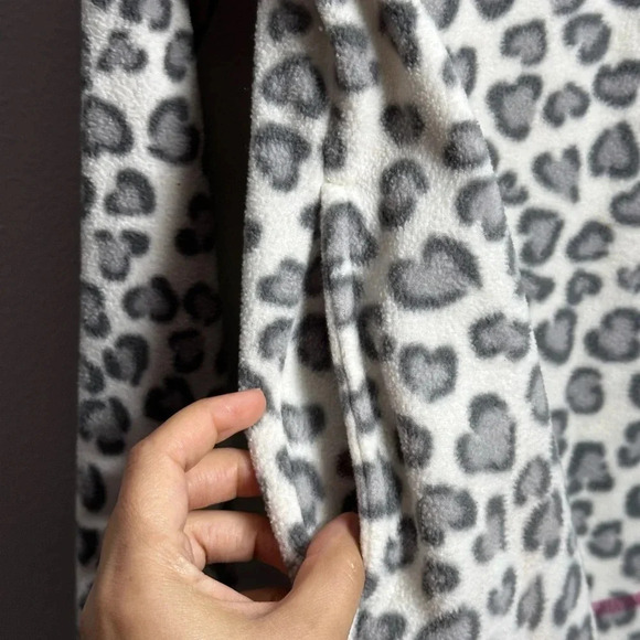 Danskin Now Girls Half Zip Fleece Cheetah Print‎ Sweater Size XL(14/16). - Picture 7 of 10